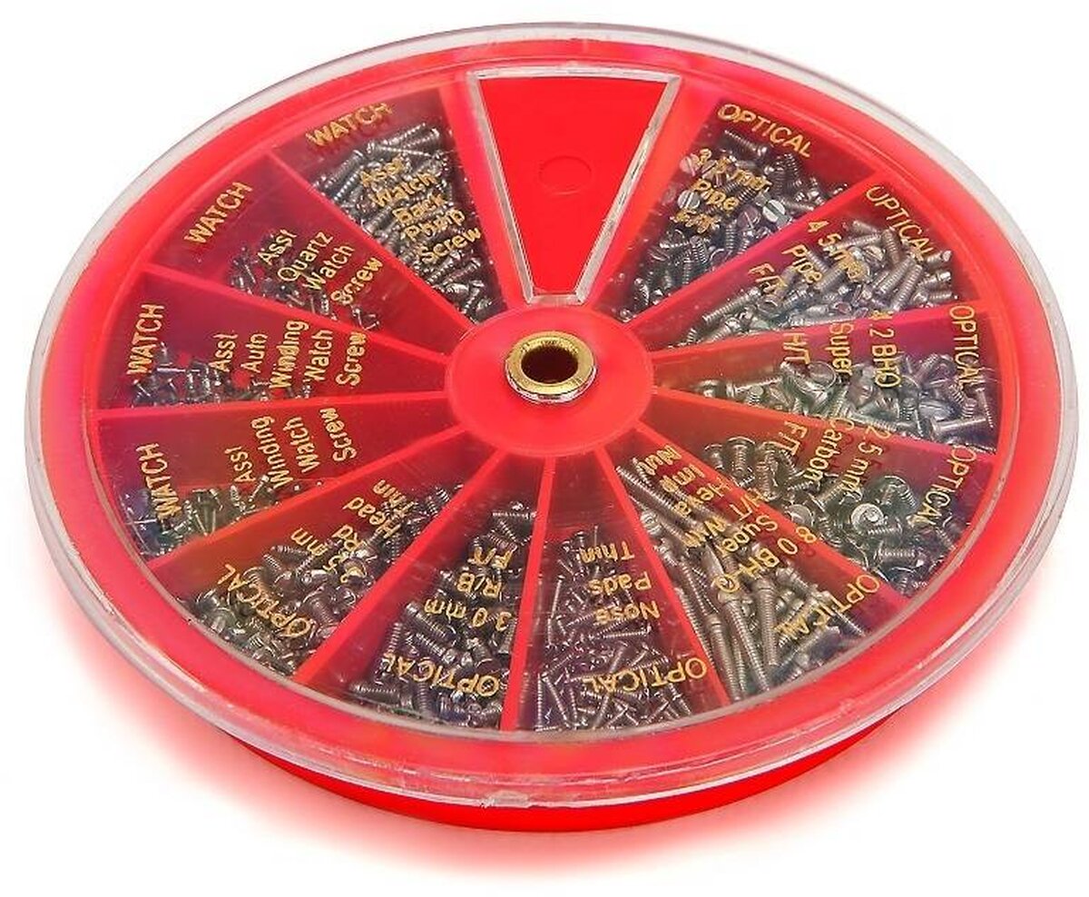 HBM 1000 Piece Assortment Watch Skruer HBM 1000 Piece Assortment Watch Skruer