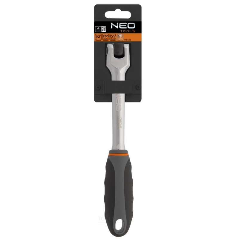 NEO nøkkel 250 mm, 1/2-tilkobling crmo stål