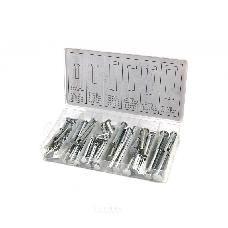 HBM 60-piece locking pins assortment