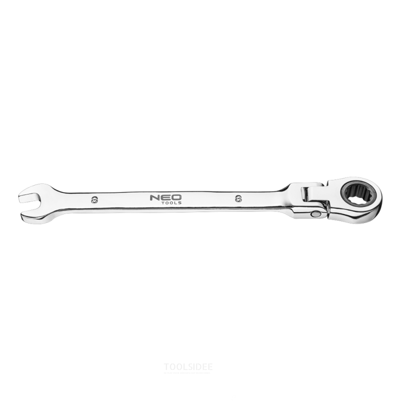 neo spanner / ratchet wrench 8mm kink with kink neck