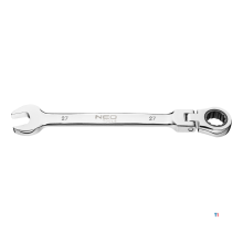 neo spanner / ratchet wrench 27mm kink with kink neck