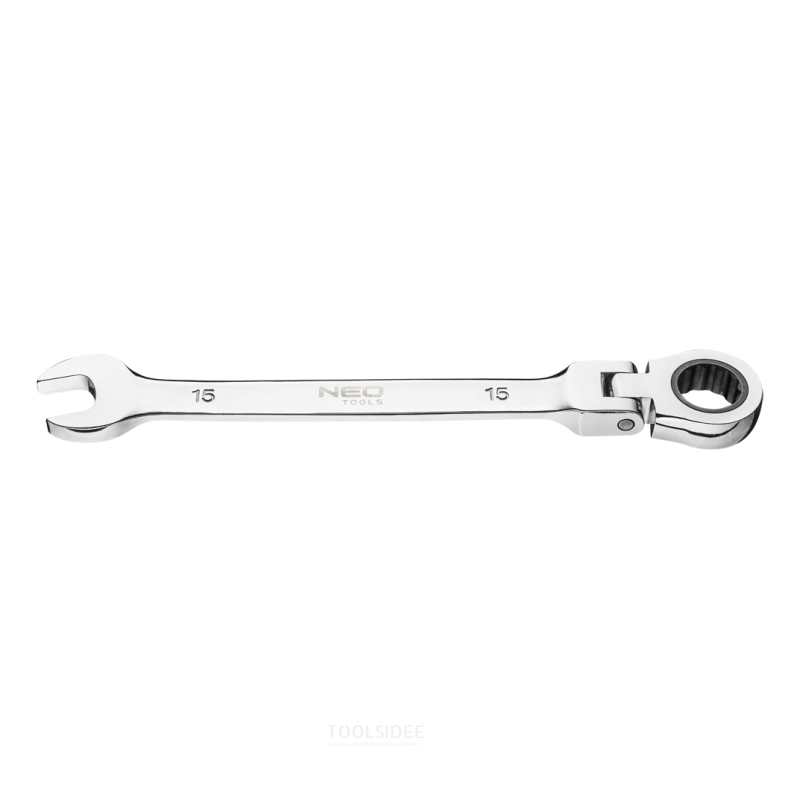 neo spanner / ratchet wrench 15mm kink with kink neck