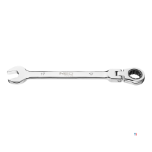 neo spanner / ratchet wrench 17mm kink with kink neck