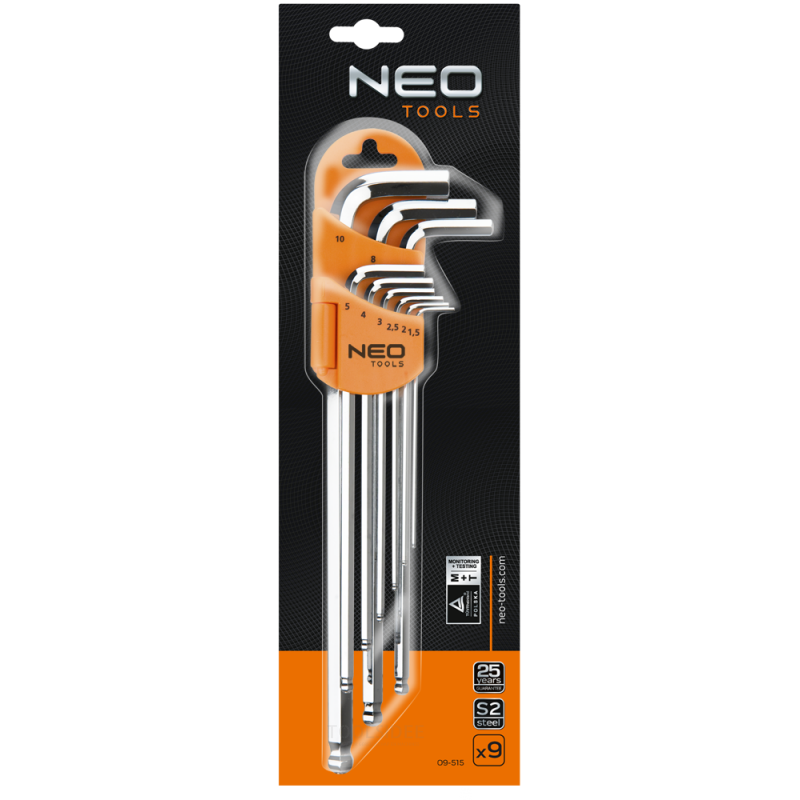 Neo Allen set 1,5-10mm magnetiskt
