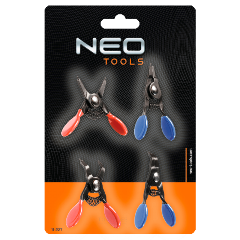 neo mini circlip pliers set 4 pcs