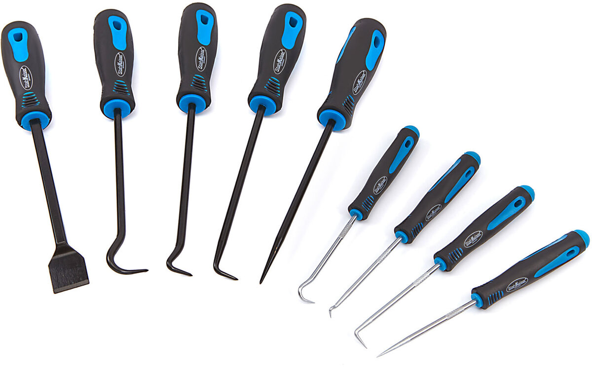 HBM 9 stykke profesjonelle kroker og spatelsett HBM 9 stykke profesjonelle kroker og spatelsett