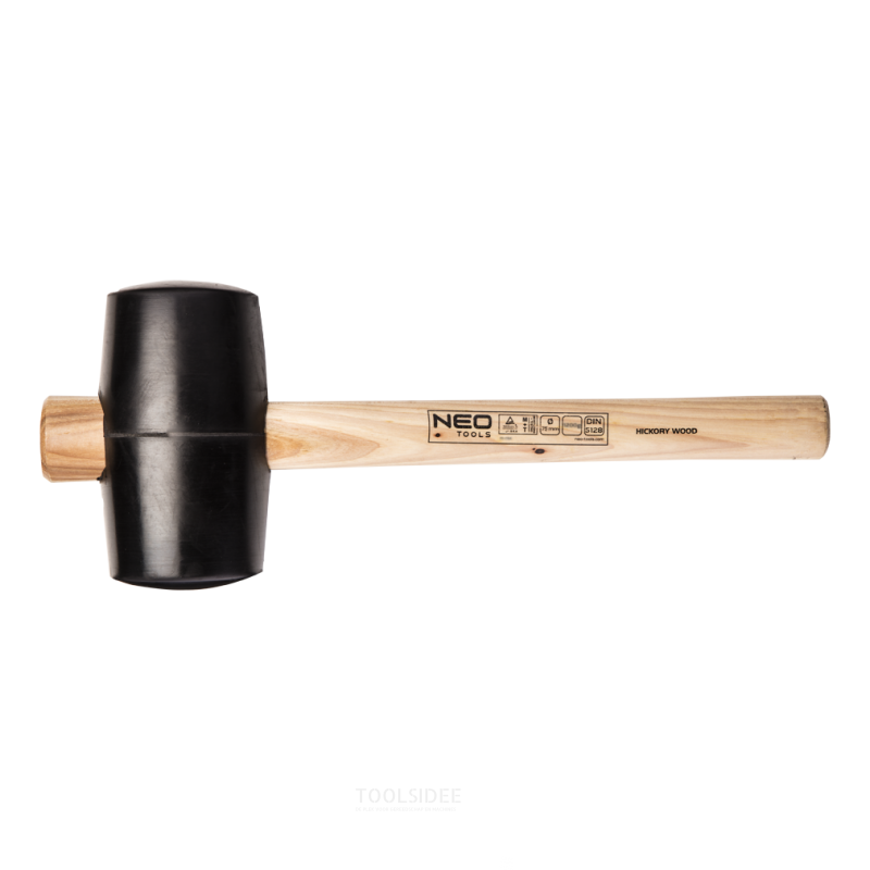 Neo gummihammer 1200gr, usa hickory naturgummi