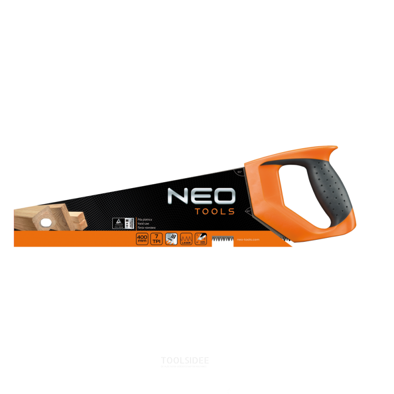 Neo Handsäge 400mm, 7 tpi schnell geschnitten