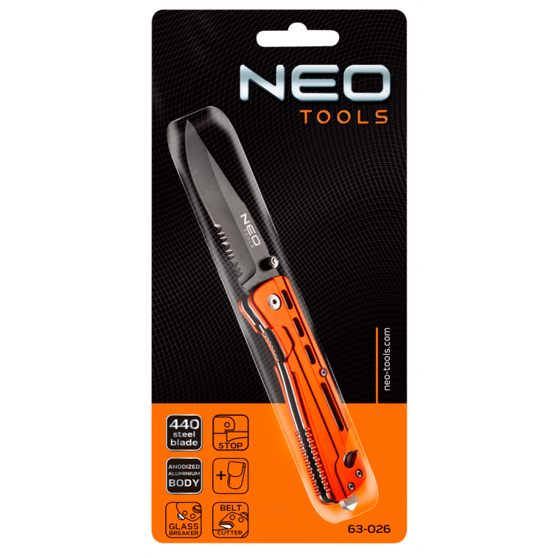 Neo foldekniv 440mm 440 stål