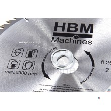 HBM HM Cirkelzaagbladen 250mm voor Hout