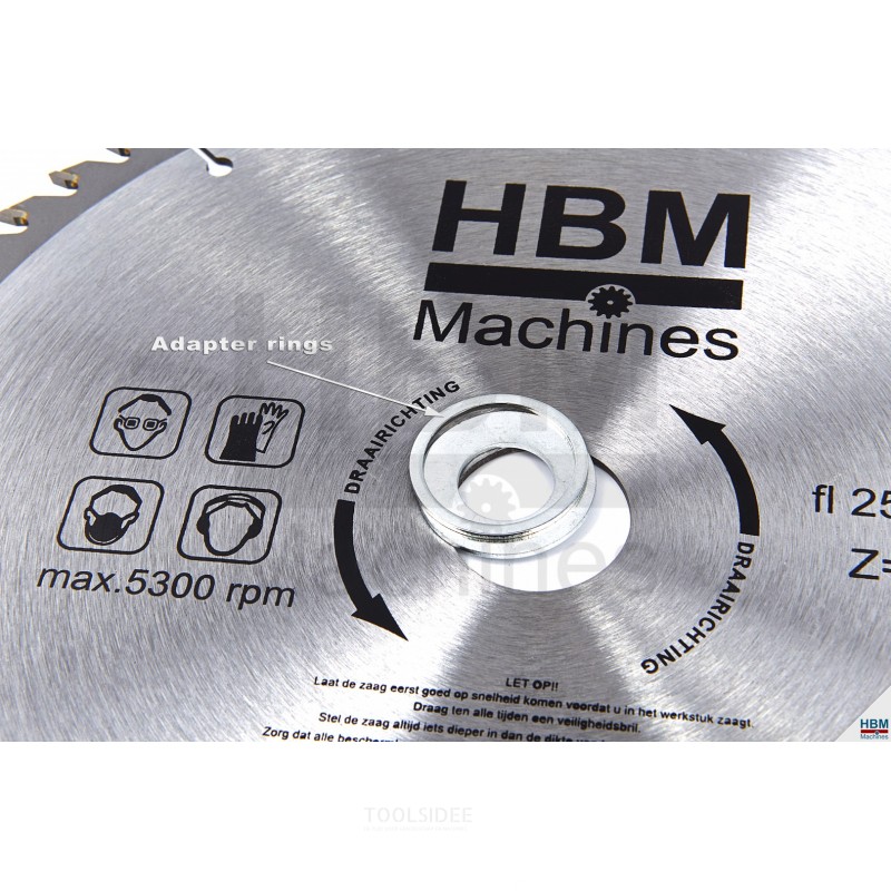 HBM hm circular saw blades 250mm for wood